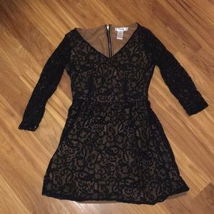 Black lace dress